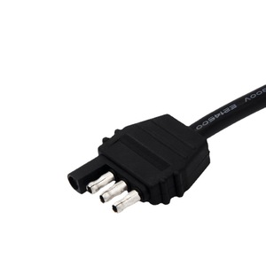 Arnés de cableado para remolque de 4 pines, 1 metro, conector SAE, núcleo de cobre, aislamiento de PVC para automóvil - Product Image 4