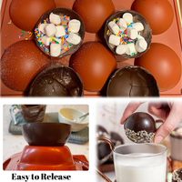 Moule en Silicone Semi-Circulaire à 6 Cavités pour Bonbons, Desserts et Gâteaux, Qualité Alimentaire, Outil de Cuisson de Cuisine, Moule à Chocolat Rectangulaire