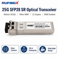 Émetteur-récepteur optique SFP28 SR 25G compatible générique, conforme MSA, remplacement interchangeable pour les grandes marques de commutateurs OEM