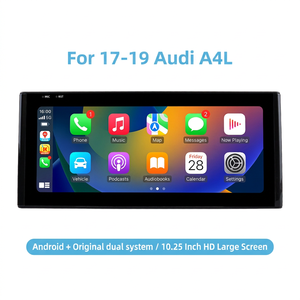 Radio Android para Auto para Audi A4L 2017-2019 Pantalla Táctil HD de 10.25 Pulgadas Sistema Dual GPS Navegación Estéreo - Product Image 1
