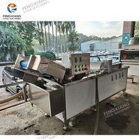 Aangepaste Triple Action Air Bubble groente- en fruitwasmachine met roterende trommel en sproeisysteem CE WA-2000