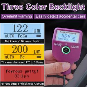 Berserk LS238 Automotive Paint Coating Thickness <b>Gauge</b> Digital Paint Thickness Tester for Alloy - Product Image 4