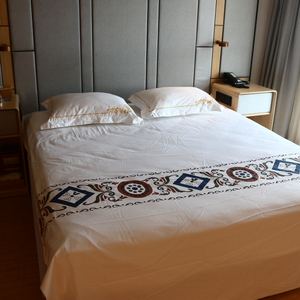 300tc biancheria da letto comoda in <span class=keywords><strong>cotone</strong></span> satinato Hotel 3 pz Set semplice stile federa piatta fodera <span class=keywords><strong>copripiumino</strong></span> con tecnica a trama solida - Product Image 4