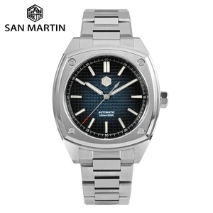 Montre de sport de luxe pour homme San Martin SN0026-G-B1, design original, boîtier carré, classique, automatique, mécanique - Product Image 1