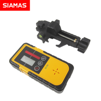Détecteur de niveau laser rotatif SIAMAS récepteur rouge pour utilisation laser rotatif à 360 degrés accessoire de détection vert 500m avec pince