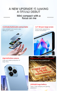 SOYES XS16 Mini Teléfono Inteligente Android 10.0, Red 4G LTE, 2GB de RAM, 16GB de ROM, Pantalla de 3 Pulgadas, Cámara de 5MP, Doble SIM, con Play Store y WhatsApp - Product Image 2