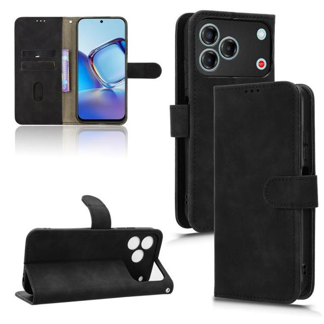 For ZTE nubia V80 Design Skin Feel Magnetic Flip Leather Phone Case