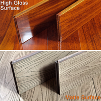 Harga Diskon 10% Cahaya Abu-abu Uv Lacquer Matte Amerika Walnut Lantai Kayu