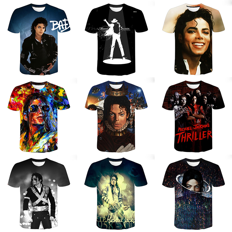 Michael Jackson 3d Printed Shirt For 