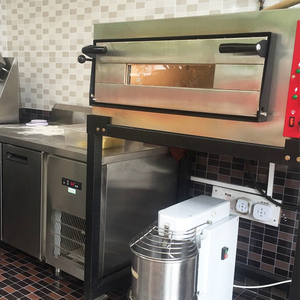 Fours de boulangerie électriques Four à pizza commercial à 2 étages et 2 plateaux Four de table à étages - Product Image 3