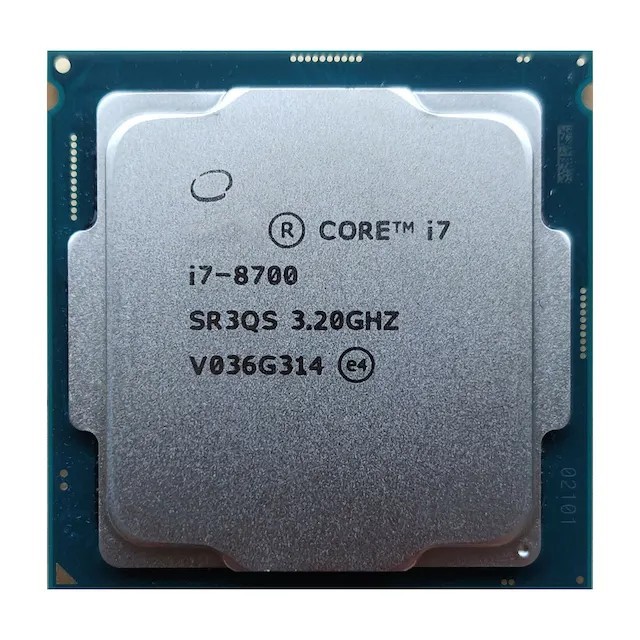I7 8700 3.7 GHz Six-Core Twelve-Thread Desktop Processor 12M 65W LGA 1151