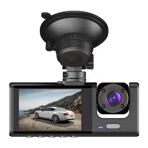 Mini Dash Cam con Schermo da 2 Pollici, <span class=keywords><strong>Telecamera</strong></span> a 3 Canali 1080P con Triplo Obiettivo, Specchietto Retrovisore con Monitoraggio Parcheggio, DVR HD <span class=keywords><strong>per</strong></span> <span class=keywords><strong>Auto</strong></span> con Visione Notturna 170° - Product Image 2