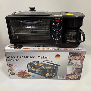 Electric Three-<strong>in</strong>-one Multi-function Household US Standard 110V220V <strong>Breakfast</strong> <strong>Maker</strong> Toaster Oven Mini Oven - Product Image 5