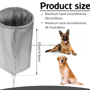Cache-oreilles pour chien, bandeau pour oreilles de chien, accessoires pour animaux de compagnie, chapeau pour chiens, cache-oreilles pour chiens, colliers pour chats, sweats à capuche gris pour grands chiens - Product Image 5