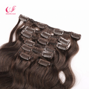 Extensiones de cabello Remy ruso más vendidas Extensiones de cabello de barrido crudo rizado real - Product Image 4