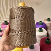 Benang Polyester 3mm, Benang Nylon Es, Tali untuk Merajut Pakaian, Tas, Sepatu, Topi, Harga Pabrik
