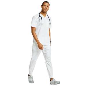 Mode médical hommes gris anatomie infirmière gommages uniformes ensembles grand bleu <span class=keywords><strong>Royal</strong></span> Joggers gommage pantalon ensembles gommage uniforme ensembles pour hommes - Product Image 4