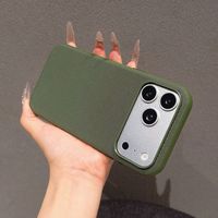 Étui de luxe en tissu technique PU magnétique pour iPhone 18/17/16/15/14 Pro Max avec design antichoc