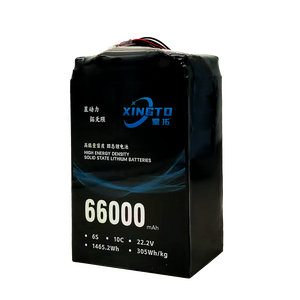 بطارية ليثيوم بوليمر عالية السعة 320 واط ساعة/كجم، 66000 مللي أمبير، 66 أمبير ساعة، 22.2 فولت، 6s 12s 14s 24s، 10C، حزمة بطارية حالة صلبة للطائرات بدون طيار، توصيل سريع DDP - Product Image 1