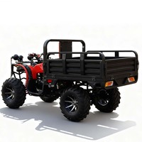 Véhicule utilitaire tout-terrain 200cc, chariot de transport robuste, machine tout-terrain de loisirs, transporteur à essence avec porte-bagages arrière