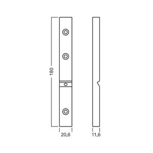 Verbinder für Profilprofile (Aluminium), 12x21mm Spannverschluss Aluminium-Messestand-Verlängerungsverbinder - Product Image 2