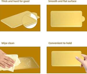 Mini planches à gâteaux dorées rondes carrées Base de Cupcake assiettes en papier cercle planche à Dessert pour gâteau bricolage cuisson fête mariage anniversaire - Product Image 5