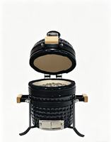 Barbecue Kamado en Céramique Premium de 4,5 Pouces, Mini Grill BBQ, Ornement de Présentation, Décoration de Table, Personnalisé, pour Camping en Plein Air, au Charbon de Bois, Vente en Gros