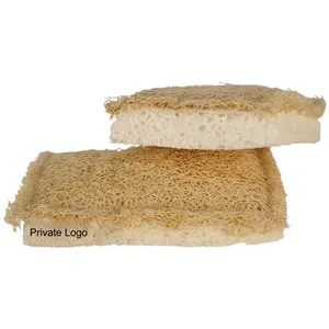Hai Mặt Mềm & Cứng Sponge Double Sided Dish Pads Chức Năng Kép Rửa Chén Miếng Bọt Biển Nhà Bếp Làm Sạch Loofah Cellulose Pads