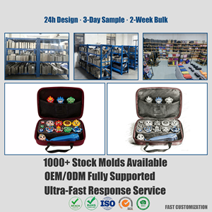 Étui rigide personnalisé en EVA pour Beyblades <span class=keywords><strong>Burst</strong></span>, boîte de rangement en EVA, étui à fermeture éclair en EVA, léger, grande capacité, décontracté - Product Image 3