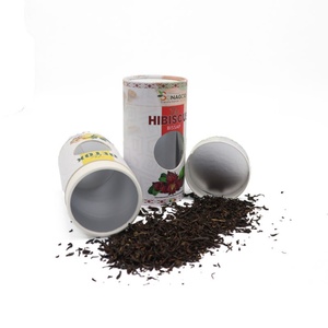 Tubo de Papel Personalizable de Cartón Kraft Reciclado con Lámina de Aluminio en el Interior, Apto para Alimentos, Reciclable, Diseño para Envasado de Té - Product Image 3