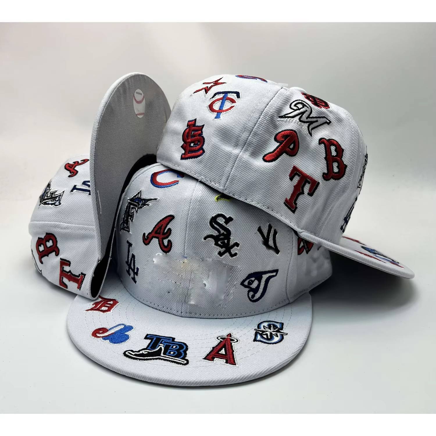 Shop Wholesale Custom Logo Baseball Caps Panel Fitted