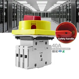 Bnelee 3 giai đoạn ngắt kết nối chuyển đổi tải phá vỡ 40A 3/4P 690V ON-OFF quay Selector cam isolator ngắt kết nối thiết bị chuyển mạch