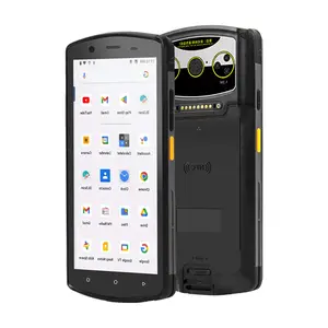 Handscanner mit Anzeige PDA Android 12 Unterstützung von Google Play großer Touchscreen 2D-Barcode-Scanner WLAN NFC pdas Test kurier