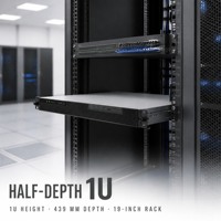 Server Rack 1U RS260 con RAID Integrato 121i, 8GB ECC DDR3, Max 64GB, HDD SATA 1TB, Dual Gigabit LAN, 300W, E3-1230 V5