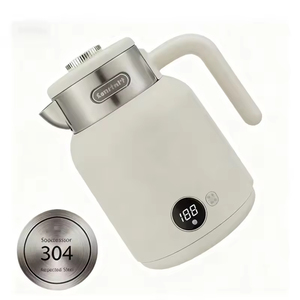 Hervidor de Agua Eléctrico Portátil de Acero Inoxidable, Diseño Ligero, Control de Temperatura, Capacidad de 1.5L, Automático, para Hogar y Hotel - Product Image 3