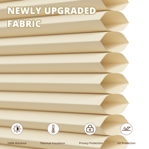 Tùy chỉnh kích thước không dây Ánh Sáng Lọc tổ ong Rèm hiện đại xếp li cửa sổ Shades cho Windows từ trên xuống từ dưới lên điện - Product Image 4
