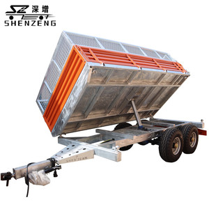 <span class=keywords><strong>Remolque</strong></span> tractor de 4 ruedas de <span class=keywords><strong>doble</strong></span> <span class=keywords><strong>eje</strong></span> de 5 toneladas, remolques usados para tractores agrícolas - Product Image 3