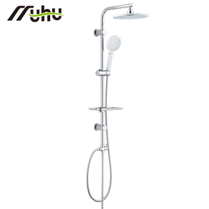 Set Doccia a Colonna con 4 Funzioni ABS, Kit Doccia Regolabile a Risparmio Idrico in Acciaio Inox 304 per Appartamenti - Product Image 4