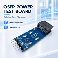 Carte de test d'alimentation OSFP pour module optique I2C, pour la vérification des fonctions et l'accès aux registres dans les laboratoires de test de centres de données IA