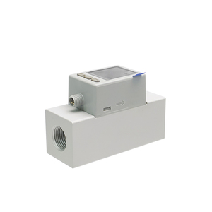 Débitmètre massique thermique en aluminium à débit maximal de deuxième génération FAHS-2AL5T500L1T5V-RC1/2 5-500L/min Rc1/2 Filetage M8 4 broches LCD 4 voies 1-5V - Product Image 6