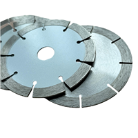 Disque à tronçonner diamanté 4,5 pouces 115 mm à segment de découpe segmenté pour la maçonnerie, le béton, les blocs de briques et l'élimination de matériaux lourds