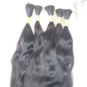 Meilleure vente Double trame Machine cuticule aligné naturel doux bébé extensions de cheveux humains crus cheveux crus non transformés cheveux en vrac - Product Image 1