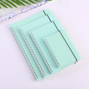 Kích thước tùy biến PP bìa không thấm nước kế hoạch Tạp Chí Nhật Ký máy tính xách tay màu xanh lá cây cuộn dây máy tính xách tay logo tùy chỉnh - Product Image 3
