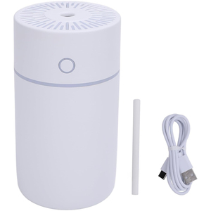 เครื่องเพิ่มความชื้นแบบพกพา USB รุ่นใหม่ สำหรับรถยนต์ รถบ้าน และกลางแจ้ง พร้อมไฟกลางคืนหลากสี ควบคุมความชื้นได้ เสียงเบา ใช้ในบ้าน - Product Image 1