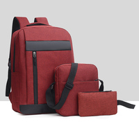 Bopomaska — ensemble sac à dos pour ordinateur portable, 3 en 1, sac imperméable, Oxford, à la mode