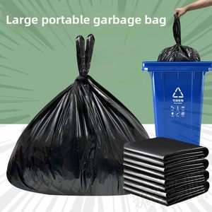 Black Trash Bags with Handles, Leakproof & Durable Garbage Bags, Vest Design for Easy Carrying, Suitable for Moving, Kitchen - Product Image 6