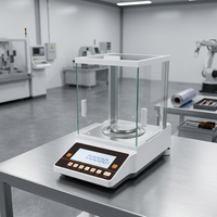 Balanza Analítica Electromagnética de Precisión de Laboratorio de 0.1mg con Interfaz RS232 y Protector de Vidrio