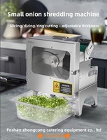Machine de découpe de légumes et de découpe en anneaux de piments électrique motorisée multifonctionnelle pour les usines de snacks