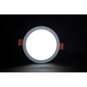Moderna lampada a LED 8W con angolo regolabile integrale scatola calda luce bianca 6000K CCT per bagno e paesaggio tipo Base incassata - Product Image 4
