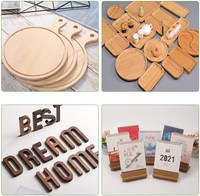 Support en bois pour cartes d'affirmation Matériau en bois Menu Ustensile Bougie Porte-gobelet